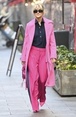 ASHLEY ROBERTS Leaves Heart FM Breakfast Show in London 02/13/2023
