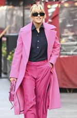 ASHLEY ROBERTS Leaves Heart FM Breakfast Show in London 02/13/2023