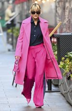 ASHLEY ROBERTS Leaves Heart FM Breakfast Show in London 02/13/2023