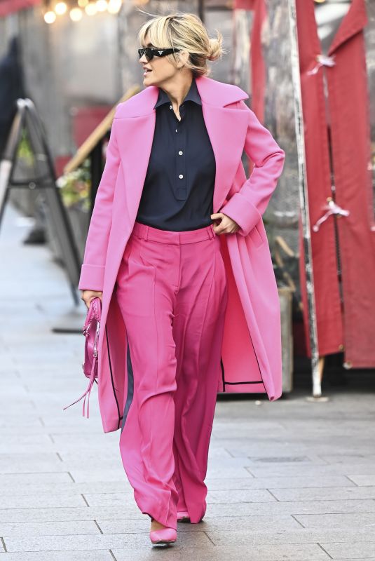 ASHLEY ROBERTS Leaves Heart FM Breakfast Show in London 02/13/2023