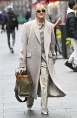 ASHLEY ROBERTS Leaves Heart FM Breakfast Show in London 02/17/2023