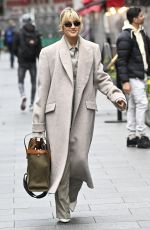 ASHLEY ROBERTS Leaves Heart FM Breakfast Show in London 02/17/2023