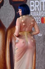 ASHNIKKO at Brit Awards 2023 at O2 Arena in London 02/11/2023