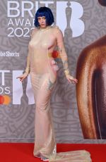 ASHNIKKO at Brit Awards 2023 at O2 Arena in London 02/11/2023