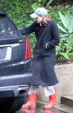 AUBREY PLAZA Out and About in Los Angeles 02/27/202