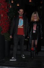 AVRIL LAVIGNE Out for Dinner at Catch Steak in Los Angeles 01/31/2023