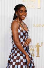 AYO EDEBIRI at 29th Annual Screen Actors Guild Awards in Century City 02/26/2023