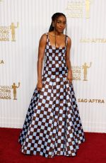 AYO EDEBIRI at 29th Annual Screen Actors Guild Awards in Century City 02/26/2023