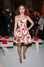 BAILEY BASS at Carolina Herrera Show at New York Fashion Week 02/13/2023
