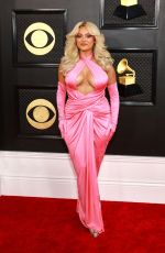 BEBE REXHA at 65th Grammy Awards in Los Angeles 02/05/2023