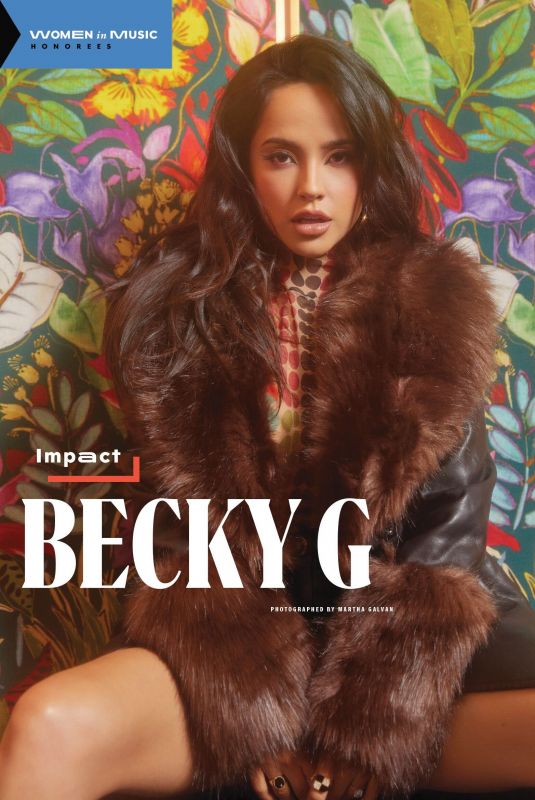 BECKY G in 2023 Billboard Women in Music Impact Honoree, February 2023