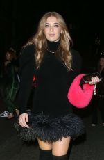 BECKY HILL Arrives at Universal Music Brit Awards Afterparty in London 02/11/2023