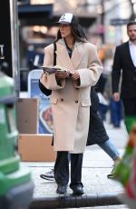BELLA HADID Out and About in New York 02/08/2023