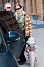 BELLA HADID Out and About in New Yotk 02/09/2023