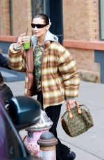 BELLA HADID Out and About in New Yotk 02/09/2023