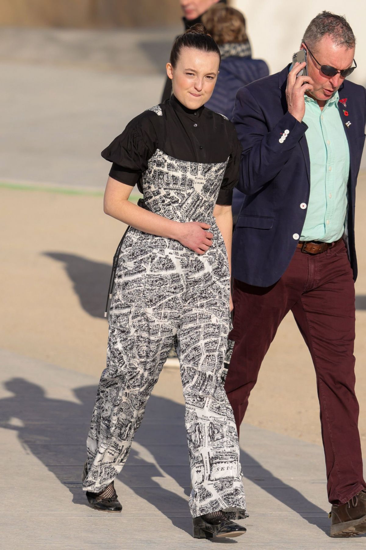 BELLA RAMSEY Arrives at Christian Dior Fashion Show in Paris 02/28/2023 ...