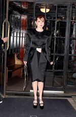BELLA THORNE Heading to Tory Burch Fashion Show in New York 02/13/2023