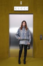 BENEDETTA PORCAROLI at Gucci Fashion Show in Milan 02/24/2023