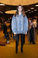 BENEDETTA PORCAROLI at Gucci Fashion Show in Milan 02/24/2023
