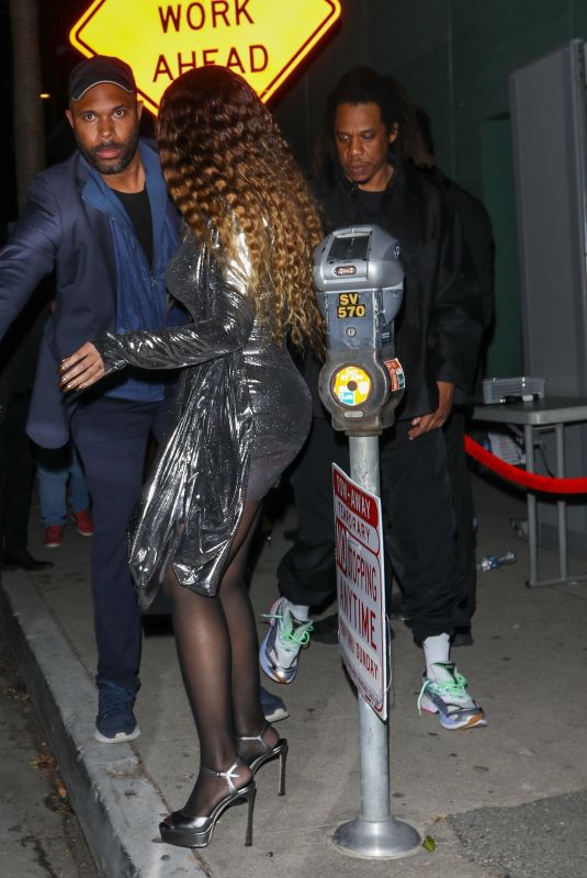 BEYONCE and Jay Z Leaves United Masters Celebration of Independence at Hollywood Palladium 02/04/2023