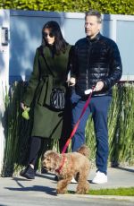 BIANCA WALLACE and Ioan Gruffudd Out in West Hollywood 01/31/2023