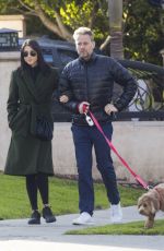 BIANCA WALLACE and Ioan Gruffudd Out in West Hollywood 01/31/2023