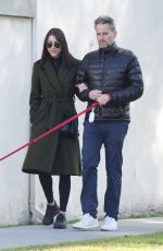 BIANCA WALLACE and Ioan Gruffudd Out in West Hollywood 01/31/2023