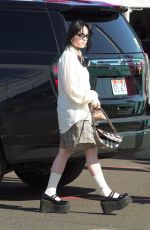 BILLIE EILISH Arrives at Super Bowl LVII at State Farm Stadium in Glendale 02/12/2023