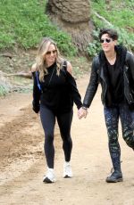 BRAUNQYNN WINDHAM-BURKE and JENNIFER SPINNER Out Hiking at Runyon Canyon in Los Angeles 01/31/2023