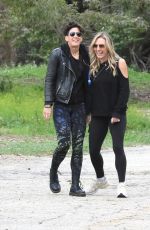 BRAUNQYNN WINDHAM-BURKE and JENNIFER SPINNER Out Hiking at Runyon Canyon in Los Angeles 01/31/2023