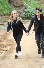 BRAUNQYNN WINDHAM-BURKE and JENNIFER SPINNER Out Hiking at Runyon Canyon in Los Angeles 01/31/2023