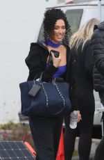 BRE TIESI Leaves an Office in West Hollywood 02/23/2023