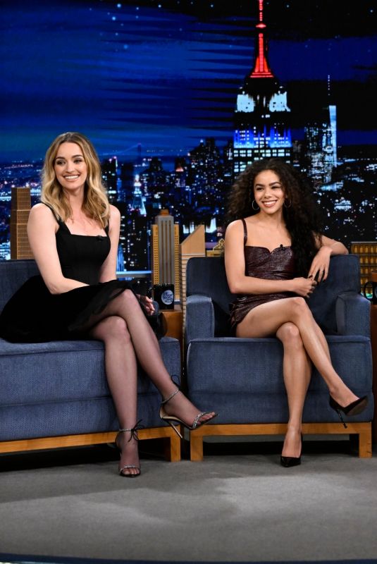 BRIANNE HOWEY and ANTONIA GENTRY at Tonight Show Starring Jimmy Fallon 01/24/2023