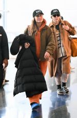BRIE LARSON Arrives at JFK Airport in New York 02/12/2023