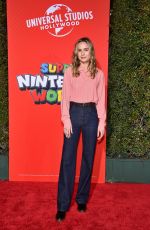 BRIE LARSON at Super Nintendo World Welcome Celebration at Universal Studios in Hollywood 02/15/2023