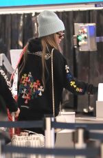 BRIELLE BIERMANN Arrives at LAX Airport in Los Angeles 02/09/2023