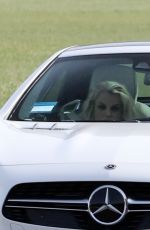 BRITNEY SPEARS and Sam Asghari Out Driving in Westlake 02/26/2023