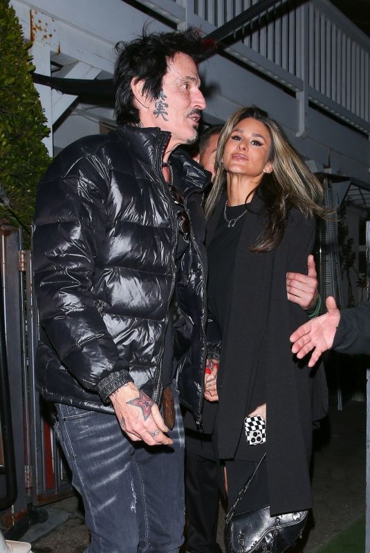 BRITTANY FURLAN and Tommy Lee Out for Dinner at Giorgio Baldi in Santa Monica 02/08/2023