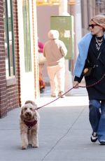 BUSY PHILIPPS Out with Her Dog Gina in New York 02/12/2023