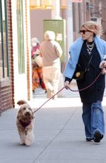 BUSY PHILIPPS Out with Her Dog Gina in New York 02/12/2023