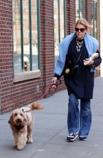 BUSY PHILIPPS Out with Her Dog Gina in New York 02/12/2023