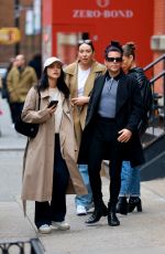 CAMILA MENDES Out with Her Boyfriend and Friends in New York 02/12/2023