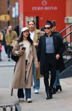 CAMILA MENDES Out with Her Boyfriend and Friends in New York 02/12/2023