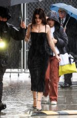CAMILA MORRONE Arrives at Jimmy Kimmel Live in Hollywood 02/24/2023