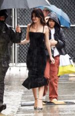 CAMILA MORRONE Arrives at Jimmy Kimmel Live in Hollywood 02/24/2023