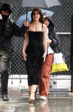 CAMILA MORRONE Arrives at Jimmy Kimmel Live in Hollywood 02/24/2023