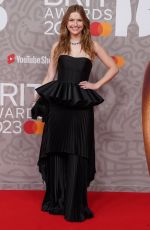 CAMILLE RAZAT at Brit Awards 2023 at O2 Arena in London 02/11/2023