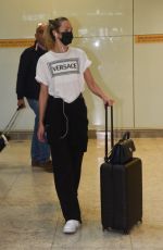CANDICE SWANEPOEL Arrives at GuArulhos airport in Sao Paulo 02/07/2023