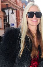CAPRICE BOURRET Out for Dinner at Scott