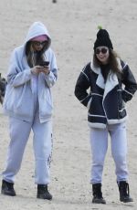 CARA DELEVINGNE and MINKE Out at a Beach in Los Angeles 02/11/2023